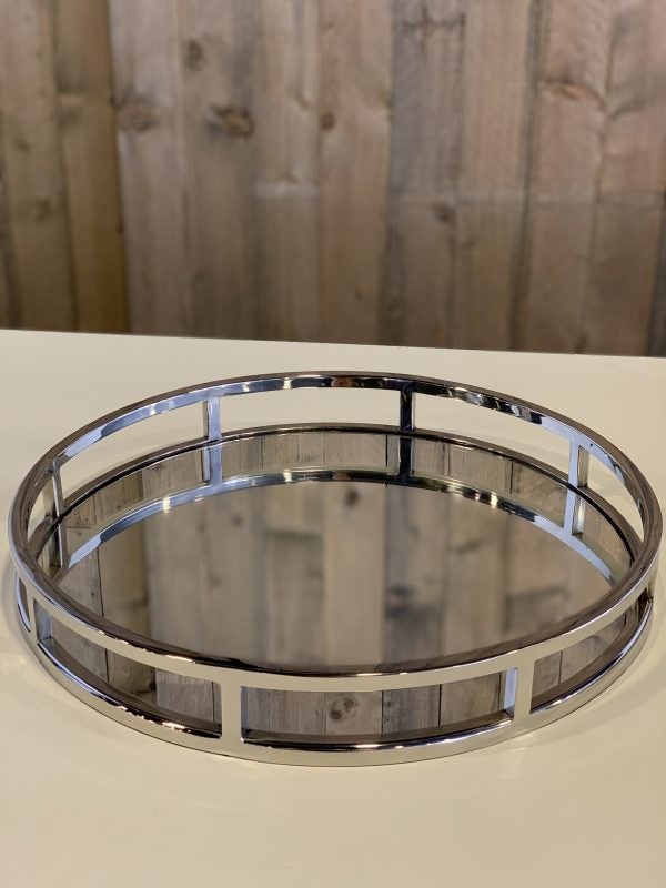Dienblad Rond | Zilver Woonunique