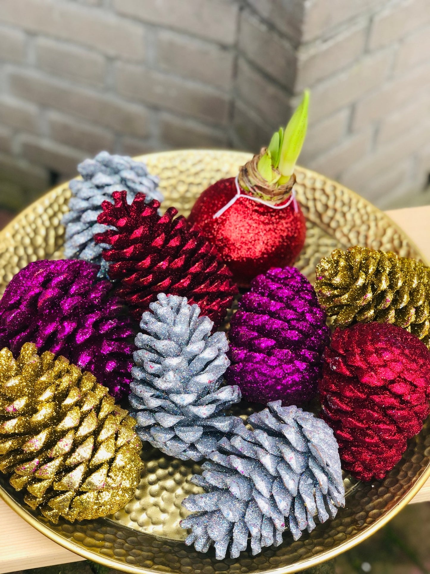 Gewaxte dennenappels Woonunique