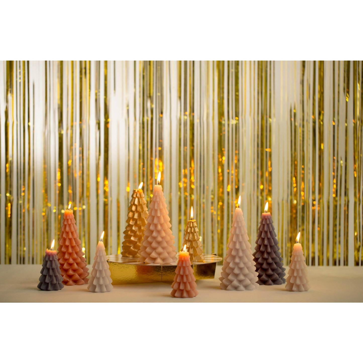 Groen Kerstboom Kaars Klein | Rustik Lyn Woonunique