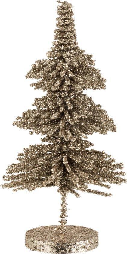 Kerstboom Glitters Champagne | J-line Woonunique