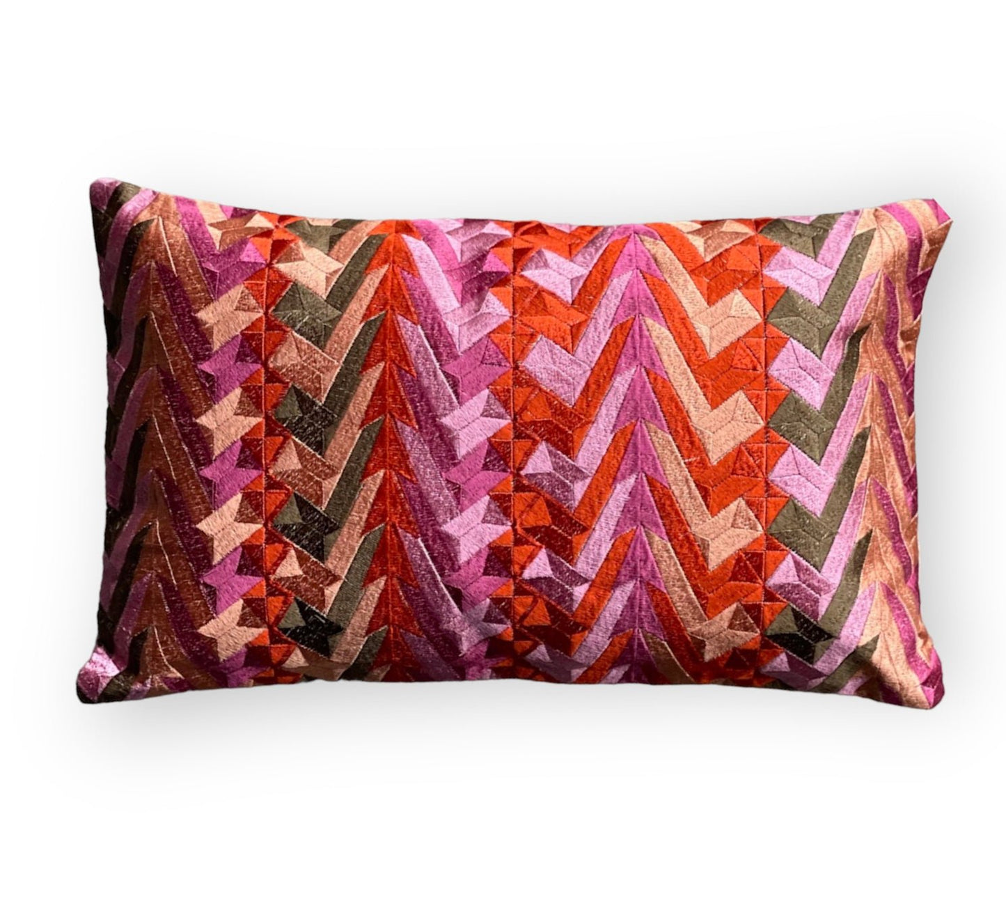 Kussen pink / yellow | 30 x 50cm Woonunique