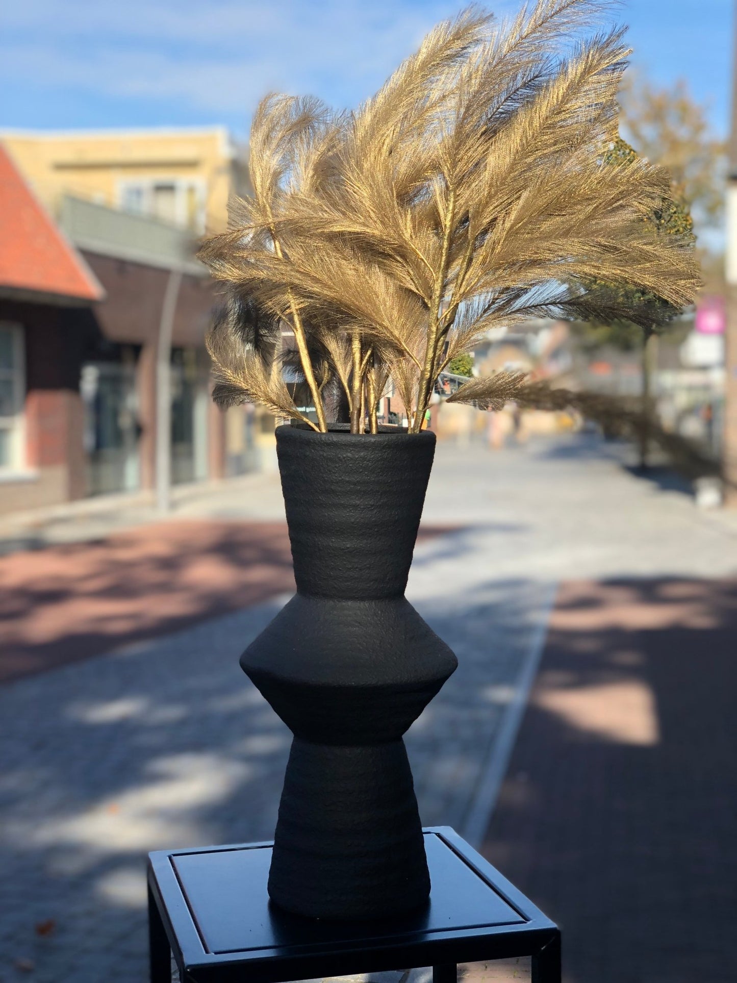 Panicle Grass Pluim | Goud Woonunique
