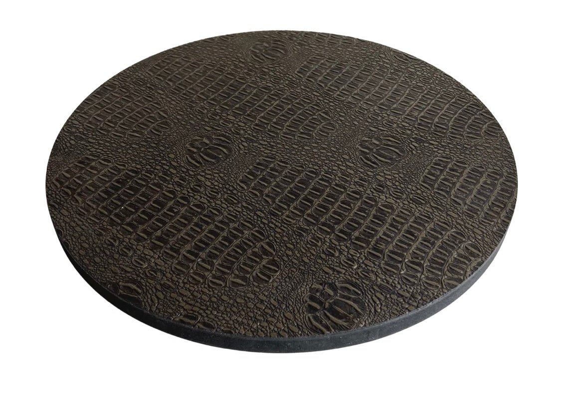 Tray croco brons/zwart | 40x40cm Woonunique