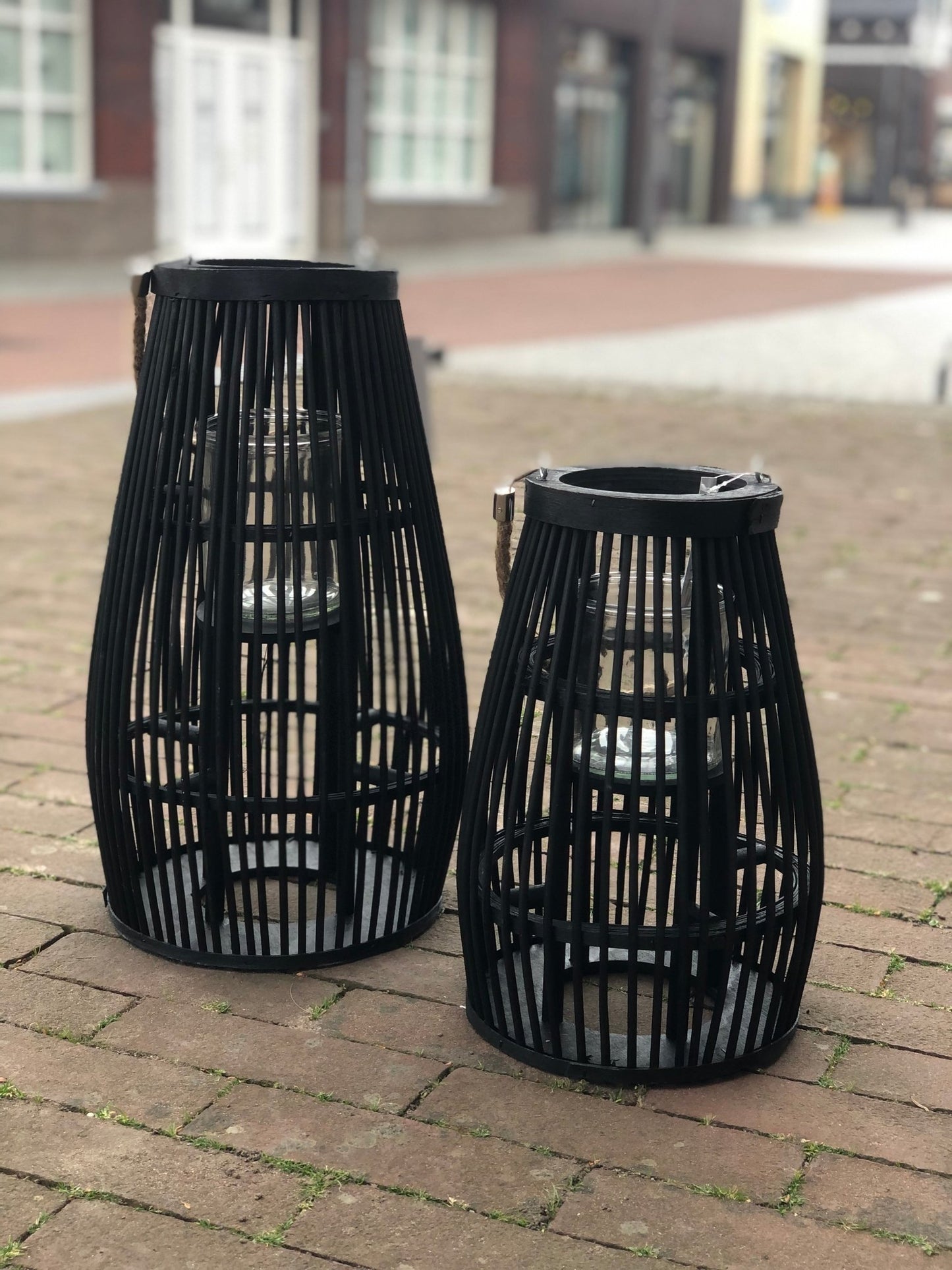 Windlicht Bamboe Woonunique