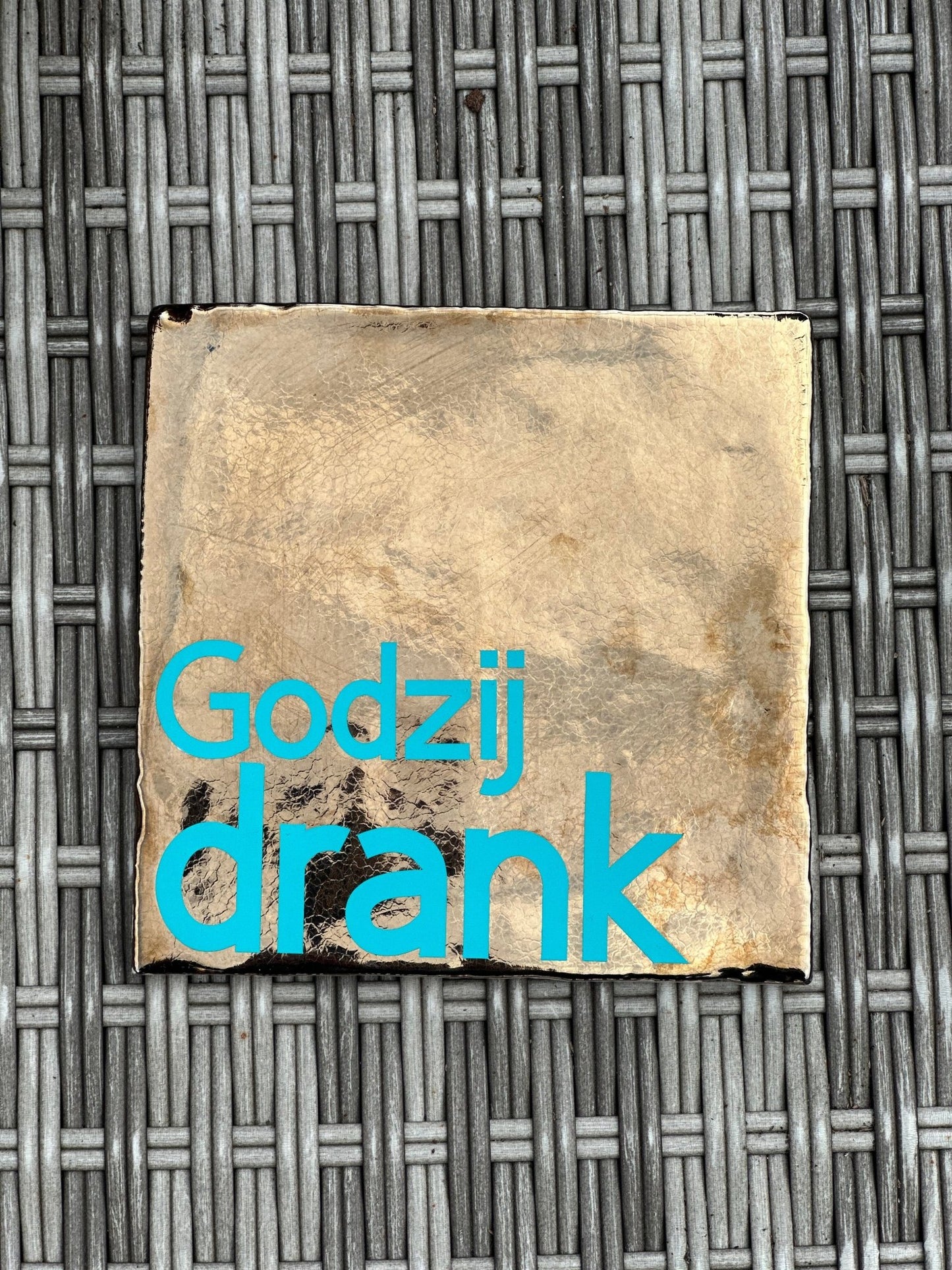 Tegel Godzij drank | Zeeblauw Woonunique