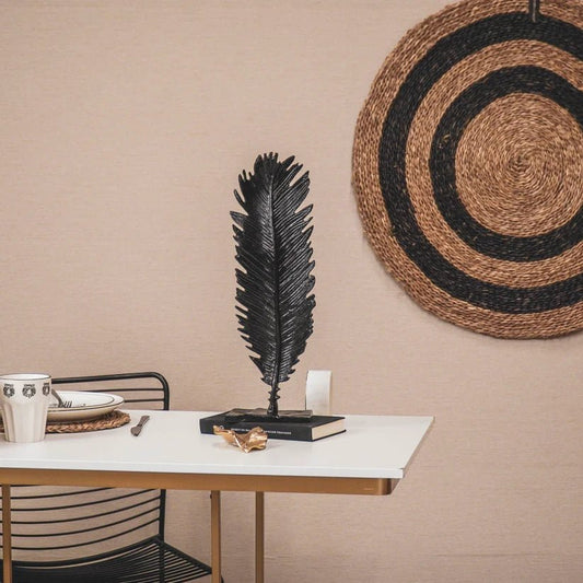 Feather Black Woonunique