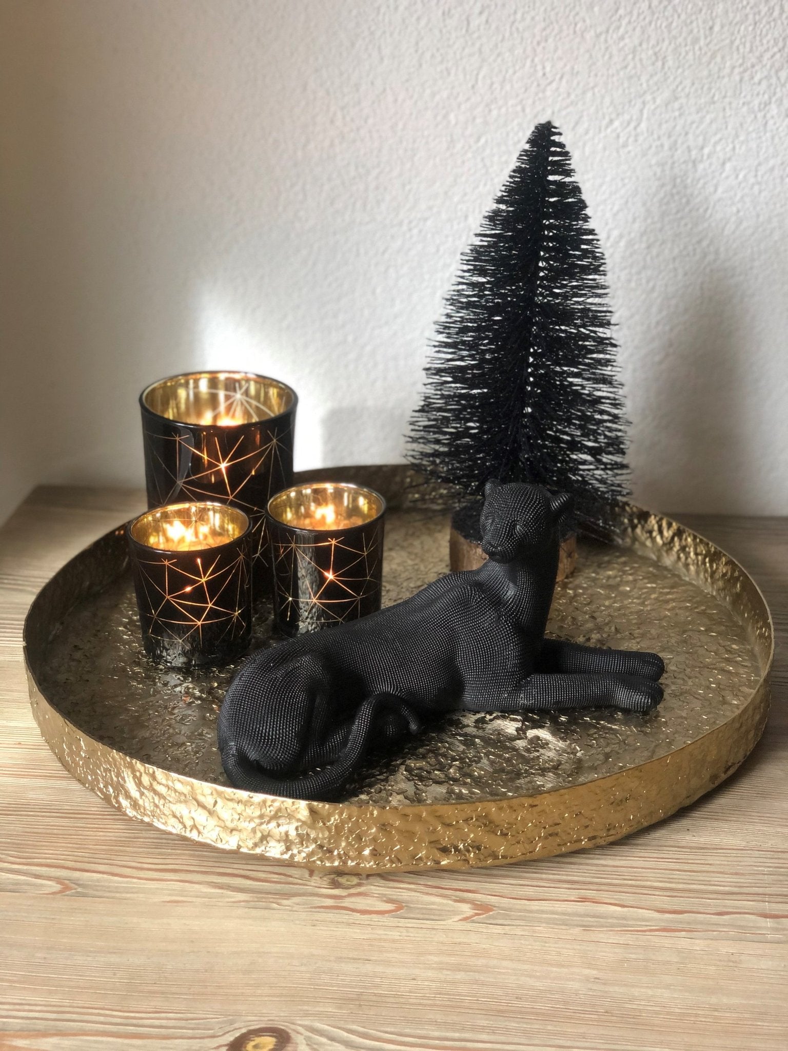 Glitter Kerstboom | Zwart Woonunique