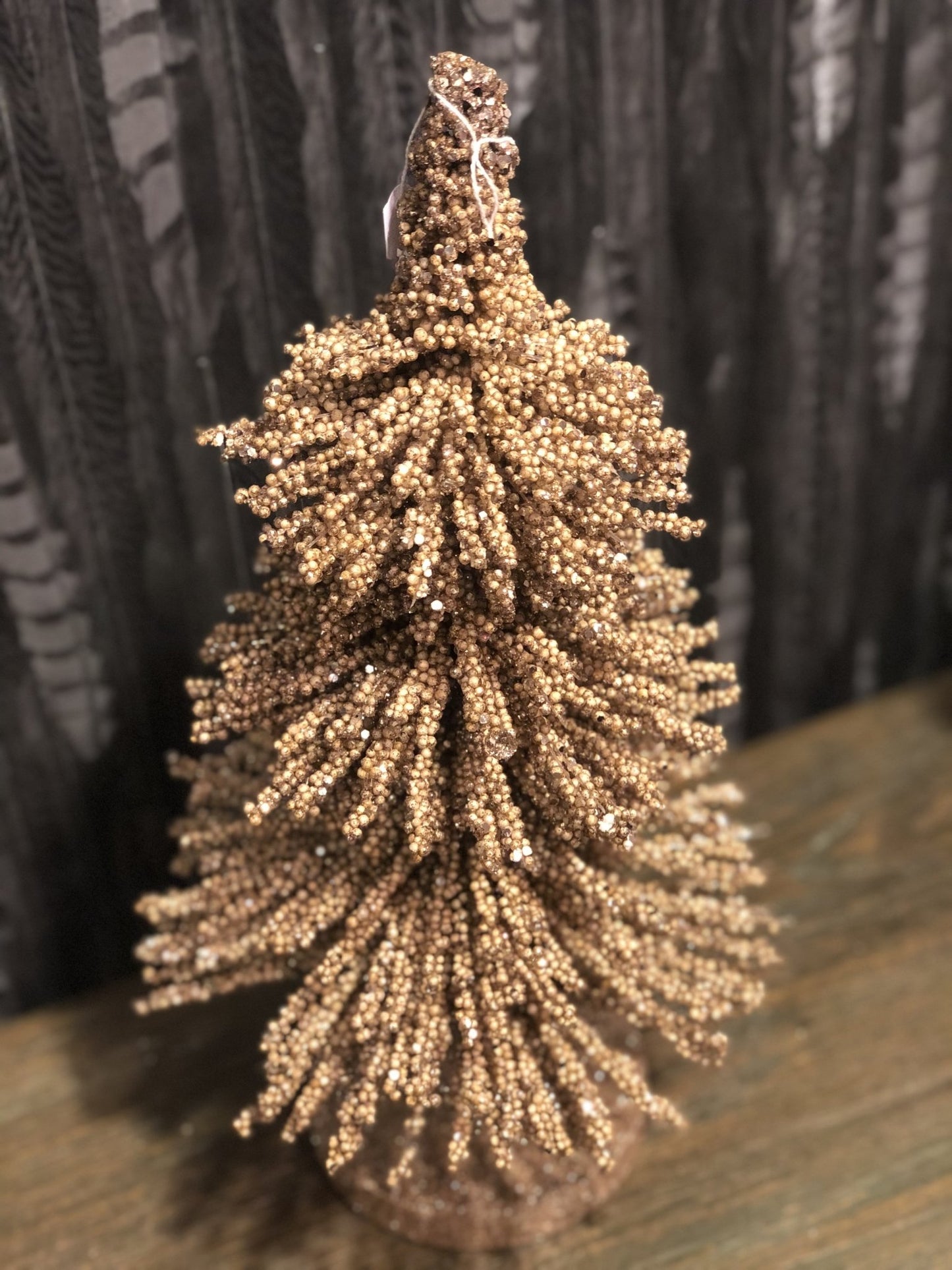 Kerstboom Glitters Champagne | J-line Woonunique
