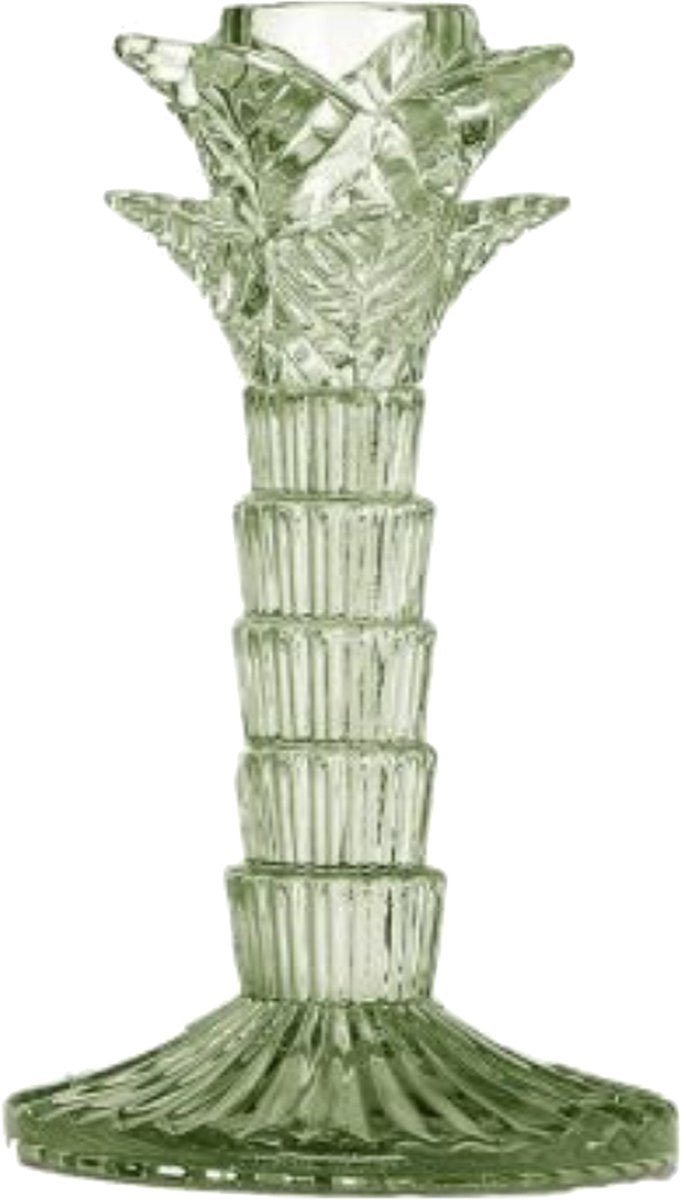 Palmboom Kandelaar | Groen 16 cm Woonunique