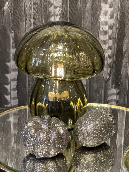 Tafellamp paddenstoel | Olijfgroen Woonunique